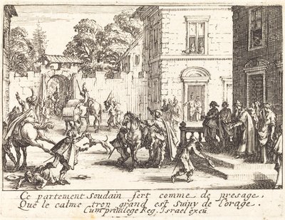 Het Vertrek door Jacques Callot