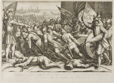 Het vertrek van de troepen door Jacques Callot
