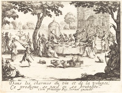 De dissipatie door Jacques Callot