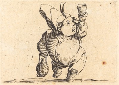 De Drinker, Vooraanzicht door Jacques Callot