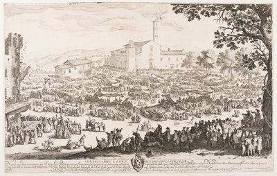 De kermis van L’Impruneta door Jacques Callot