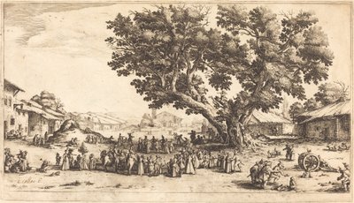 De Kermis in Xeuilley door Jacques Callot