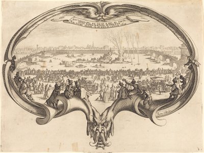 De waaier door Jacques Callot