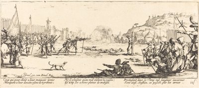 Het Vuurpeloton door Jacques Callot