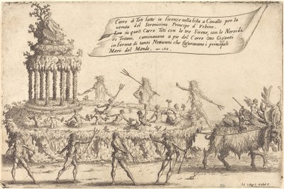 De Vlot van Thetis door Jacques Callot