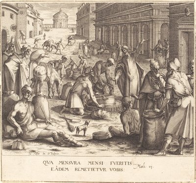 De graanwegers door Jacques Callot