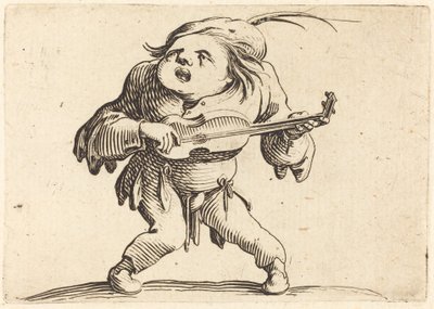De Gitaarspeler door Jacques Callot