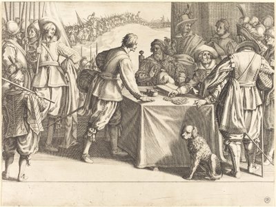 Het Inhuren van de Troepen door Jacques Callot
