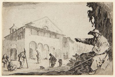 Het hospice door Jacques Callot