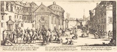 Het Ziekenhuis, c. 1633 door Jacques Callot