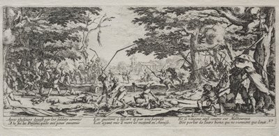 De Grote Ellende van de Oorlog: De Wraak van de Boer door Jacques Callot