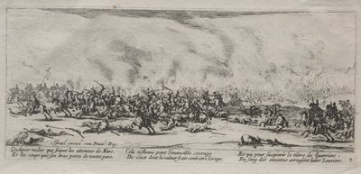 De Grote Ellende van de Oorlog: De Slag door Jacques Callot
