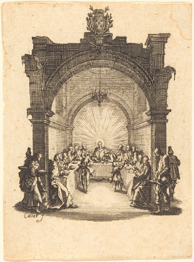Het Laatste Avondmaal door Jacques Callot
