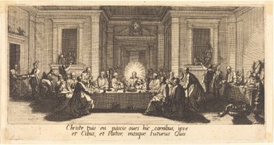 Het laatste avondmaal, ca. 1618 door Jacques Callot