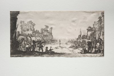Het Martelaarschap van St. Sebastiaan door Jacques Callot