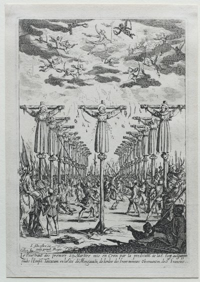 De Martelaren van Japan door Jacques Callot