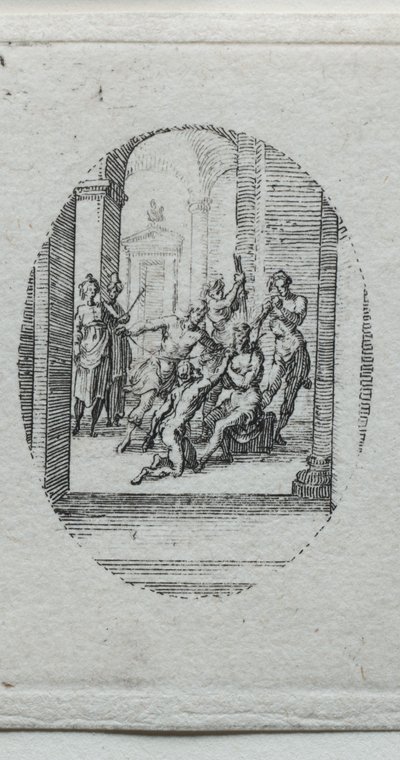 De Mysteries van de Passie: Christus met Doornen gekroond door Jacques Callot