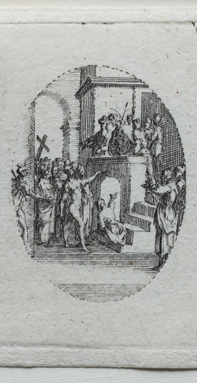 De Mysteriën van de Passie: Christus Gepresenteerd aan het Volk door Jacques Callot