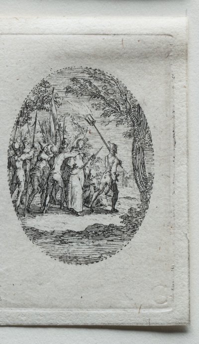 De Mysteries van de Passie: Christus Gevangen Genomen door Jacques Callot