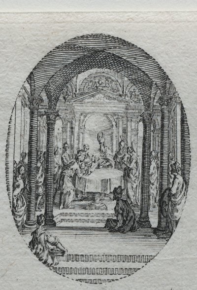 De mysteries van de passie: De besnijdenis door Jacques Callot