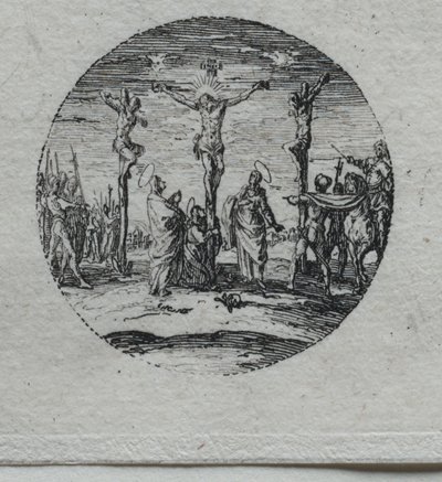 De Mysteriën van de Passie: De Afname van het Kruis door Jacques Callot