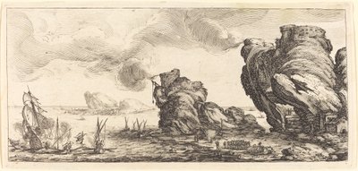 De Zeeslag door Jacques Callot