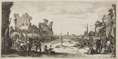 De Orde van Pijlen (Sint-Sebastiaan) door Jacques Callot