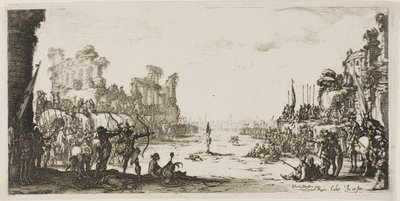 De Orde van Pijlen (Sint-Sebastiaan) door Jacques Callot
