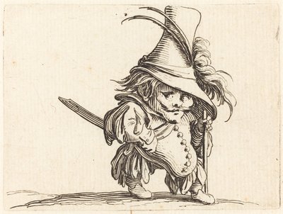 De Dikke Man met de Hoge Hoed door Jacques Callot