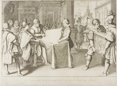 De restauratie van de koepel van Florence door Jacques Callot