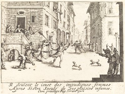 De Ruïne door Jacques Callot