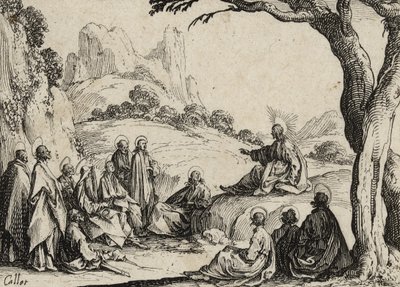 De Bergrede, 1635 door Jacques Callot