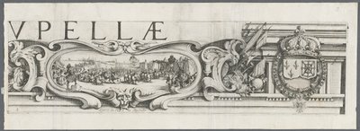 Het Beleg van La Rochelle: Plaat 3, 1628-1630 door Jacques Callot