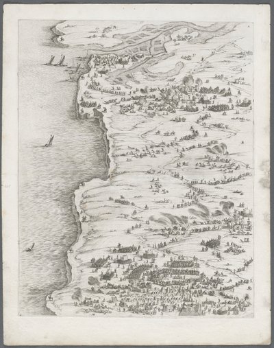 Het Beleg van La Rochelle: Plaat 5, 1628-1630 door Jacques Callot