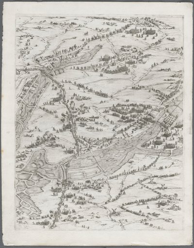 Het beleg van La Rochelle: Plaat 7, 1628-1630 door Jacques Callot