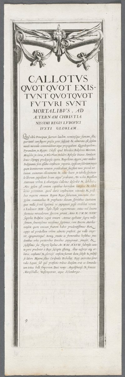 Het beleg van La Rochelle: Plaat 8 door Jacques Callot