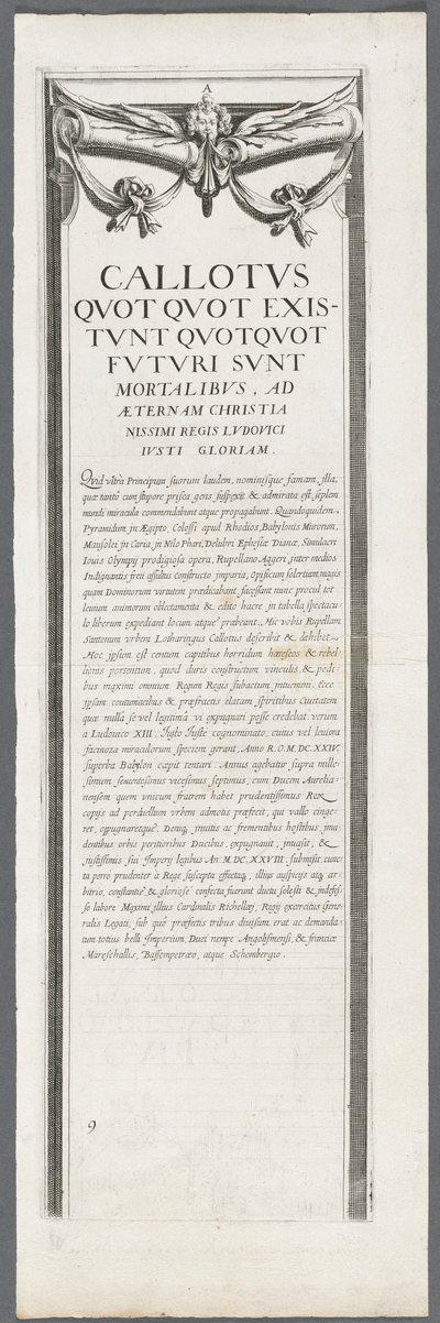Het Beleg van La Rochelle: Plaat 8, 1628-1630 door Jacques Callot