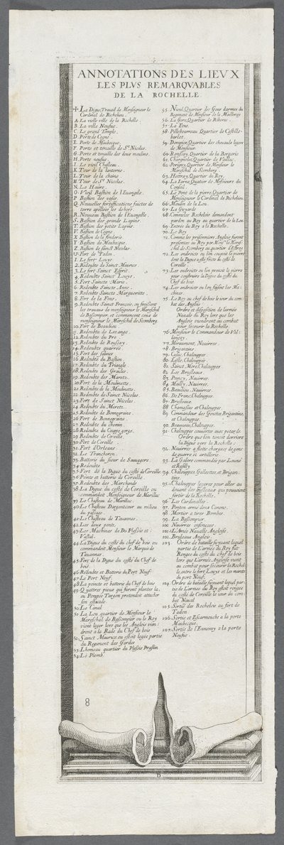 De belegering van La Rochelle: plaat 9 door Jacques Callot