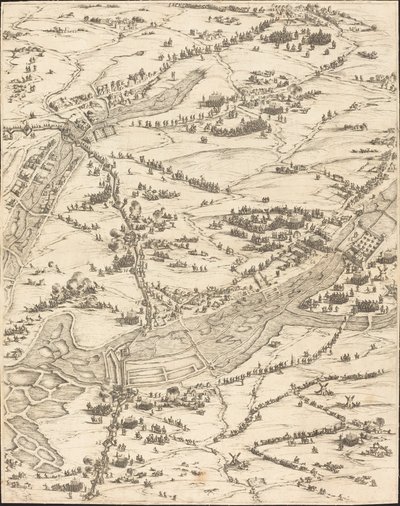 Het beleg van La Rochelle door Jacques Callot