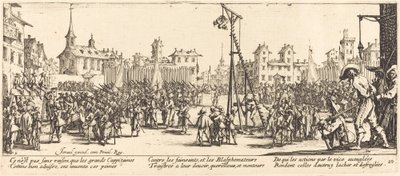 De Strappado door Jacques Callot