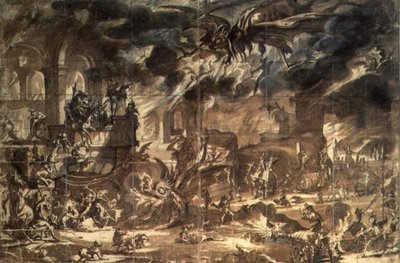 De Verleiding van St. Antonius door Jacques Callot