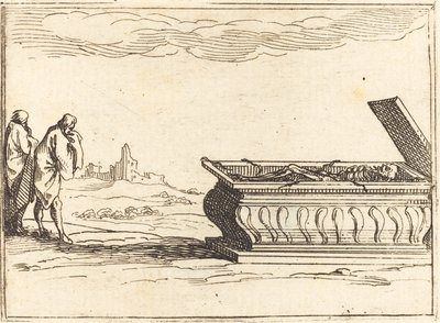 Het graf door Jacques Callot