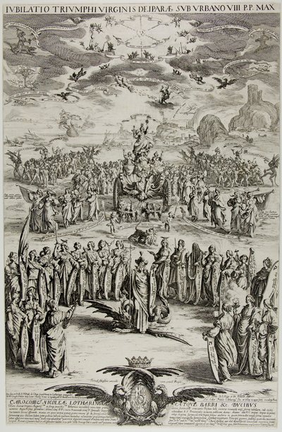 De triomf van de Maagd door Jacques Callot