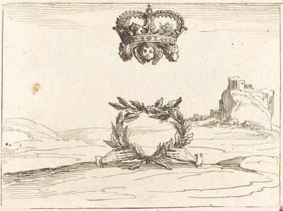 De Twee Kronen door Jacques Callot
