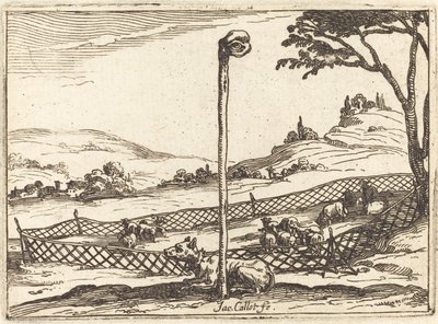 Het waakzame oog door Jacques Callot