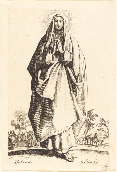 De Maagd door Jacques Callot