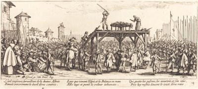 Het wiel door Jacques Callot