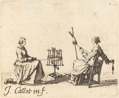 De Winder en de Spinner door Jacques Callot