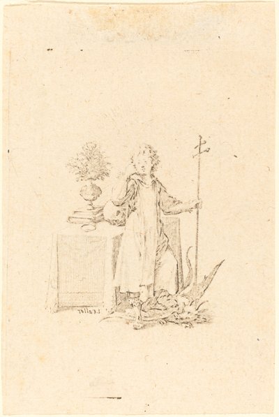 De jonge Jezus door Jacques Callot