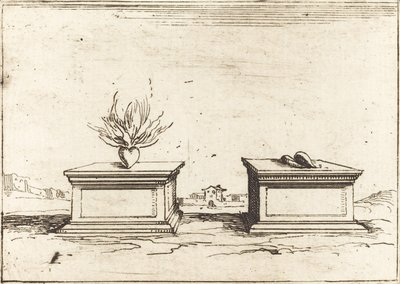 Twee Harten door Jacques Callot